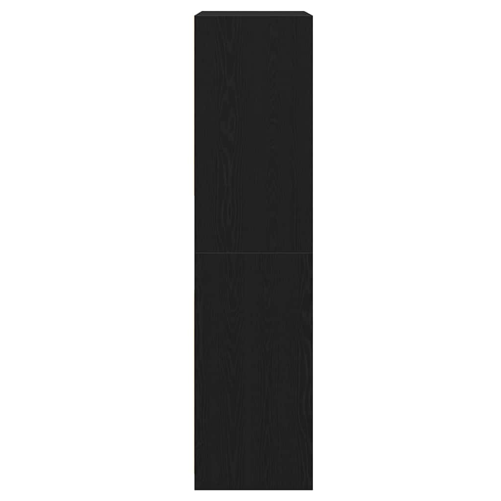 Armoire Chêne noir 100 x 50 x 200 cm Bois d'ingénierie