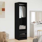 Armoire Chêne noir 50 x 50 x 200 cm Bois d'ingénierie