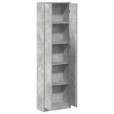 Armoire Gris béton 55 x 25 x 189 cm Bois d'ingénierie