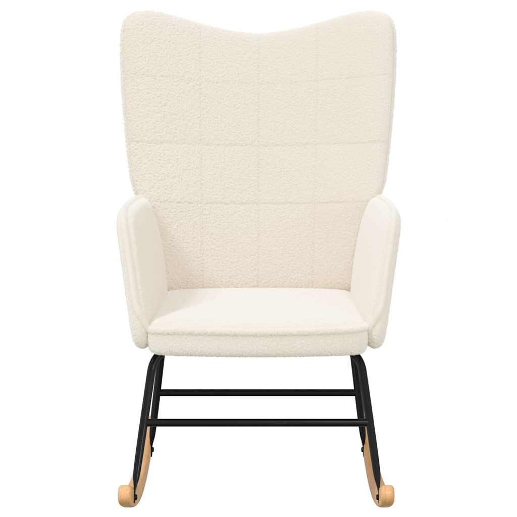 Fauteuil relaxant Crème 61 x 78 x 98 cm tissu