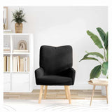 Fauteuil relaxant Noir 63 x 67 x 94 cm tissu