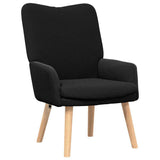 Fauteuil relaxant Noir 63 x 67 x 94 cm tissu