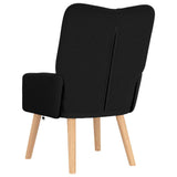 Fauteuil relaxant Noir 63 x 67 x 94 cm tissu