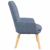 Fauteuil relaxant Bleu 63 x 67 x 94 cm tissu