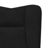 Fauteuil relaxant Noir 63 x 67 x 94 cm Velours
