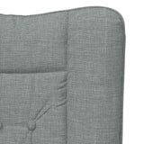 Fauteuil relaxant Gris clair 63 x 67 x 94 cm tissu