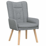 Fauteuil relaxant Gris clair 63 x 67 x 94 cm tissu