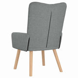 Fauteuil relaxant Gris clair 63 x 67 x 94 cm tissu