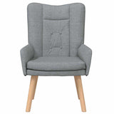 Fauteuil relaxant Gris clair 63 x 67 x 94 cm tissu