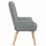 Fauteuil relaxant Gris clair 63 x 67 x 94 cm tissu