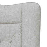 Fauteuil relaxant Gris nuage 63 x 67 x 94 cm tissu