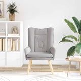 Fauteuil relaxant Gris nuage 63 x 67 x 94 cm tissu