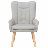 Fauteuil relaxant Gris nuage 63 x 67 x 94 cm tissu