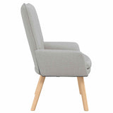 Fauteuil relaxant Gris nuage 63 x 67 x 94 cm tissu
