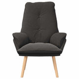 Fauteuil relaxant Gris foncé 69 x 74 x 93 cm tissu