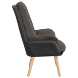 Fauteuil relaxant Gris foncé 69 x 74 x 93 cm tissu