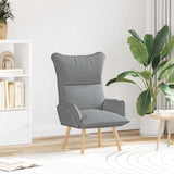 Fauteuil relaxant Gris clair 69 x 74 x 93 cm tissu
