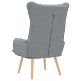 Fauteuil relaxant Gris clair 69 x 74 x 93 cm tissu