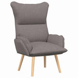 Fauteuil relaxant Taupe 69 x 74 x 93 cm tissu