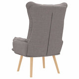 Fauteuil relaxant Taupe 69 x 74 x 93 cm tissu