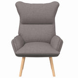 Fauteuil relaxant Taupe 69 x 74 x 93 cm tissu