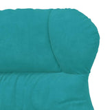Fauteuil relaxant Turquoise 69 x 74 x 93 cm Velours