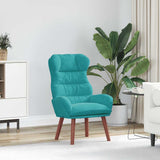 Fauteuil relaxant Turquoise 69 x 74 x 93 cm Velours