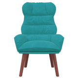 Fauteuil relaxant Turquoise 69 x 74 x 93 cm Velours