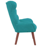 Fauteuil relaxant Turquoise 69 x 74 x 93 cm Velours