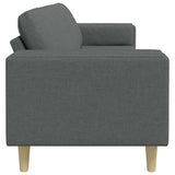 Ensemble de Canapés Gris foncé tissu