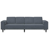 Ensemble de Canapés Gris foncé Velours