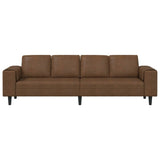 Ensemble de Canapés Marron Cuir suédé faux