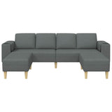 Ensemble de Canapés Gris foncé tissu