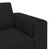 Ensemble de Canapés Noir tissu