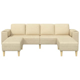 Ensemble de Canapés Crème tissu