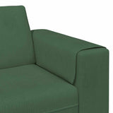 Sofa en tissu avec coussin Vert foncé Tissu en velours côtelé