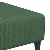Sofa en tissu avec coussin Vert foncé Tissu en velours côtelé