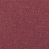 Sofa en tissu avec coussin Bordeaux 208 cm tissu