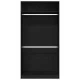 Armoire Chêne noir 100 x 50 x 200 cm Bois d'ingénierie