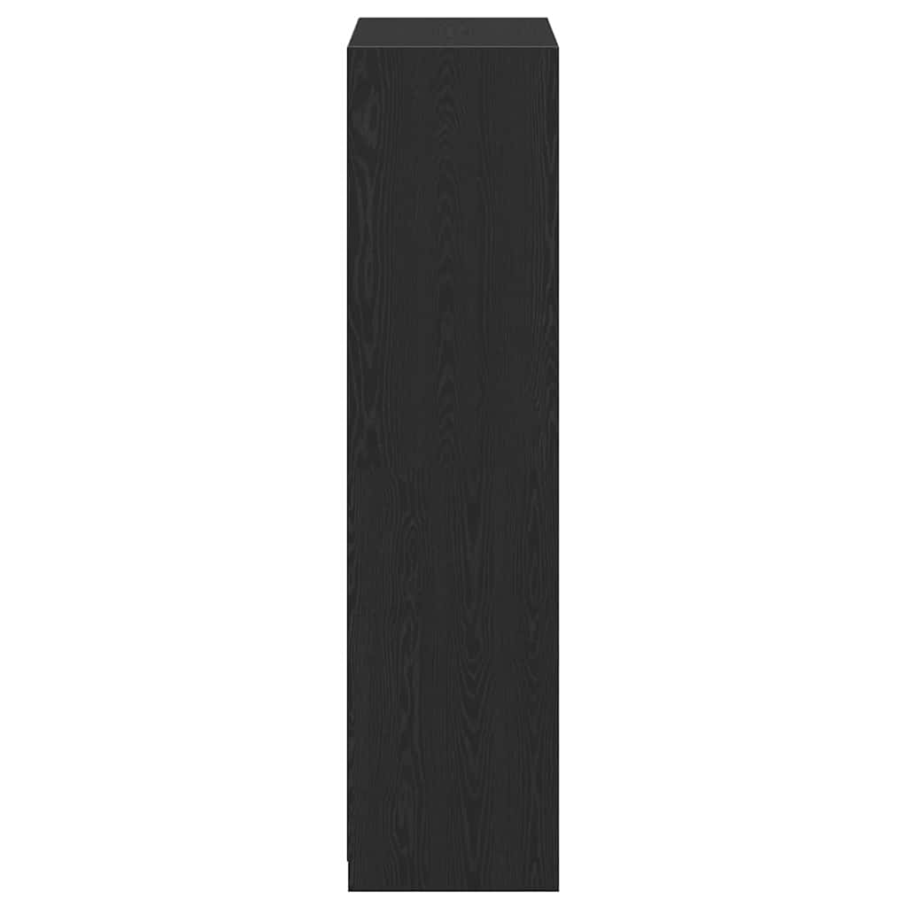 Armoire Chêne noir 80 x 50 x 200 cm Bois d'ingénierie