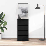 Commode Chêne noir 40 x 41 x 76 cm Bois d'ingénierie
