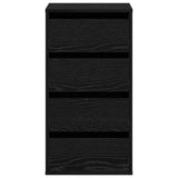 Commode Chêne noir 40 x 41 x 76 cm Bois d'ingénierie