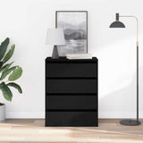 Commode Chêne noir 60 x 41 x 76 cm Bois d'ingénierie