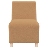 Unité de Sofa Modulaire Sans Accoudoirs 2 pcs Beige