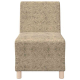 Unité de Sofa Modulaire Sans Accoudoirs 2 pcs Gris clair