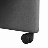 Chaises de salle à manger 2 pcs Gris foncé 57 x 66 x 94 cm