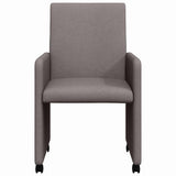 Chaises de salle à manger 2 pcs Taupe 57 x 66 x 94 cm tissu