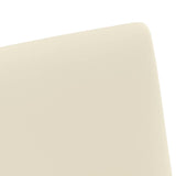 Chaises de salle à manger 2 pcs Crème 57 x 66 x 94 cm Faux cuir