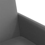 Chaises de salle à manger 2 pcs Gris 57 x 66 x 94 cm Faux cuir