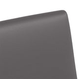 Chaises de salle à manger 2 pcs Gris 57 x 66 x 94 cm Faux cuir